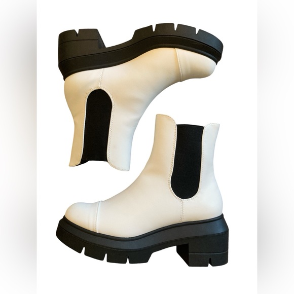 Wild Diva Lounge Lug Sole Boot Chelsea Platform Boot Nordstrom. Size 6. EUC - Picture 7 of 9